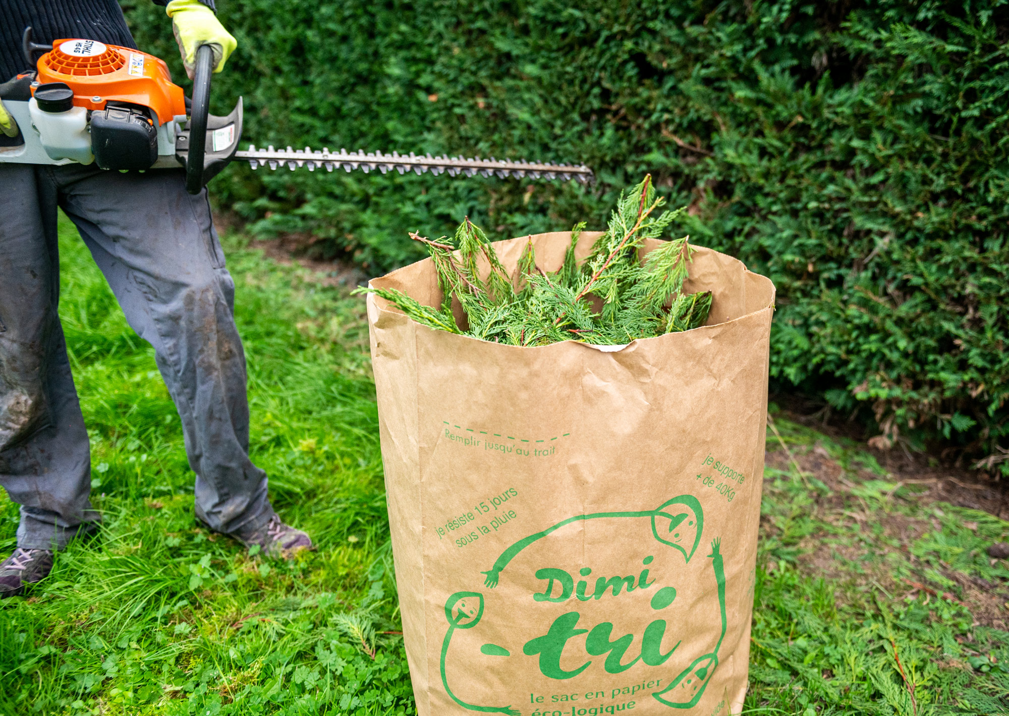 Sac déchets verts 100 litres – 2 feuilles - Tapiero